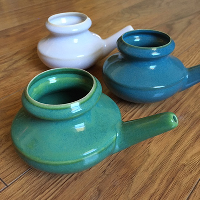 Ceramic Neti Pot - Ayurvedic Nasal Irrigator – Ananda Hum